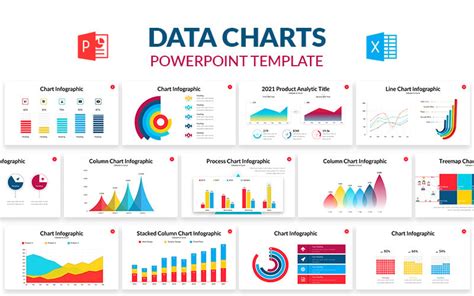 Modèle PowerPoint de graphiques de données TemplateMonster