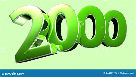 Number 2000 3D. stock illustration. Illustration of discount - 264977284