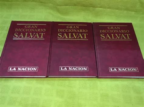 Gran Diccionario Salvat 3 Tomos La Nación