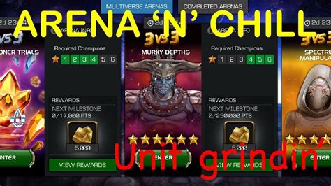 Chill Arena Stream Marvel Contest Of Champions Youtube