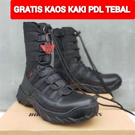 Jual SEPATU PDL NINJA KOMANDO BAHAN KULIT SAPI ASLI MERK APIK SEPATU