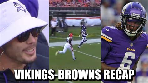 Vikings Browns Recap Winners Losers Youtube