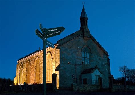 Kirk O Shotts Church Floodlit Kirk O Shotts Church Near Flickr