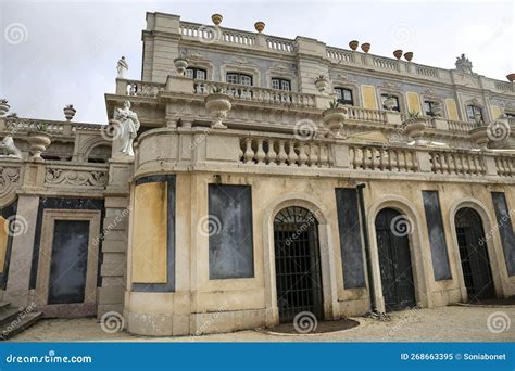 Beautiful and Colossal National Palace of Queluz in Portugal Editorial ...