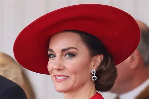 Princess Kate Middleton Stuns In Vibrant Red Coat While Welcoming South