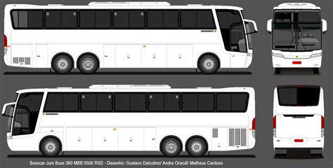 Desenhos De Onibus Digital Rodoviarios Busscar