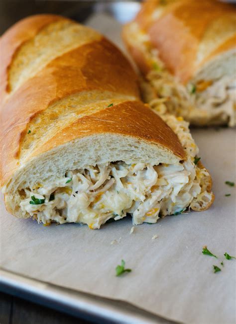 Chicken Stuffed French Bread