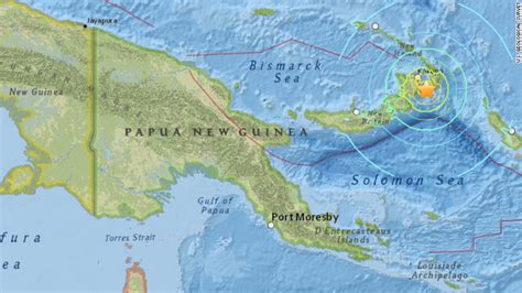 Cutremur Major De Magnitudine 7 5 In Papua Noua Guinee Cutremur Net