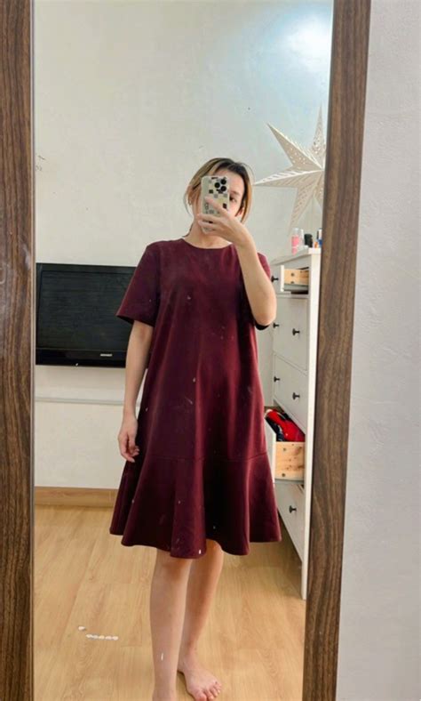 Iora Dress Cantik Maroon Women S Fashion Women S Clothes Dresses