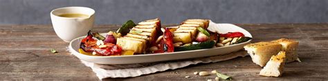 Salade de légumes grillés et halloumi Oswald