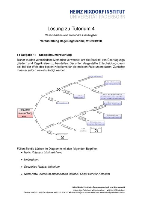 RT Aufgabenblatt 4 Loesung Tutorium StuDocu