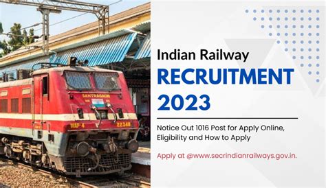 Railway Recruitment 2023 Application Form Image To U