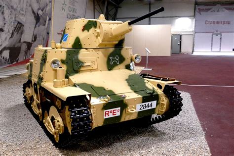 Carro Armato Leggero Fiat Ansaldo L6 40 Italian Light Tank WW II At