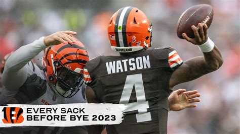 Every Bengals sack at the bye | 2023 season