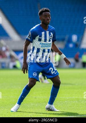 Brighton And Hove Albion S Simon Adingra Celebrates Scoring Their Side