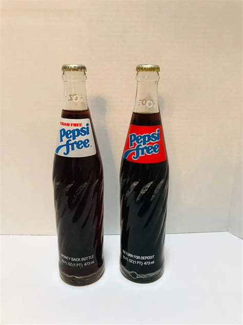 Pepsi Free Bottles - Etsy