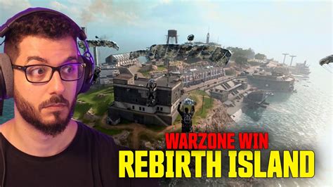 Primeira Win Na Rebirth Island Warzone YouTube