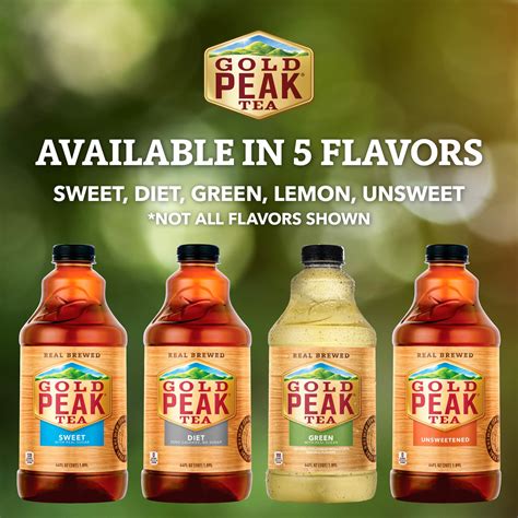 Gold Peak Unsweetened Black Iced Tea Drink 64 Fl Oz