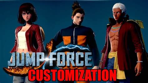 Jump Force Custom Character Creation And Story Trailer Hd Ps4