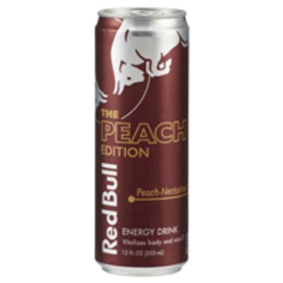 Red Bull Peach Edition, 12 oz - Stocked