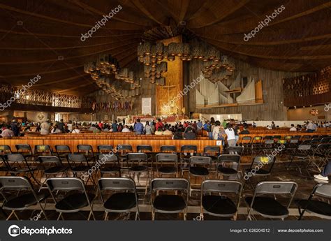 Interior Basilica Our Lady Guadalupe Mexico City Mexico – Stock ...