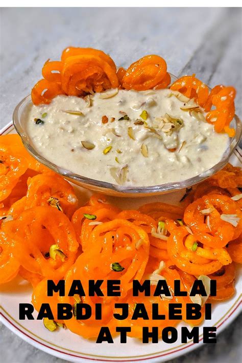 Make Malai Rabdi Jalebi At Home Rabdi Jalebi Recipe With English