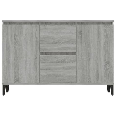 FHE Buffets Bahuts Buffet Sonoma Gris 104x35x70 Cm Bois D