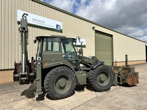 JCB 4CX Sitemaster Backhoe Loader 50515 Ex Military JCB 4cx Back