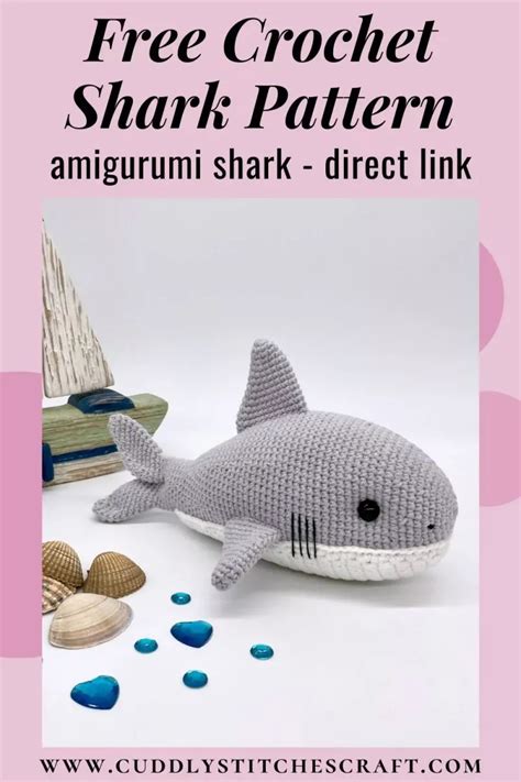 Free Crochet Shark Pattern Free Amigurumi Shark Pattern Artofit