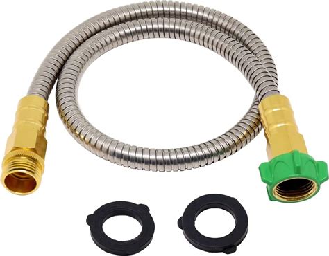 Benliudh Short Garden Hose 304 Stainless Steel Short Water