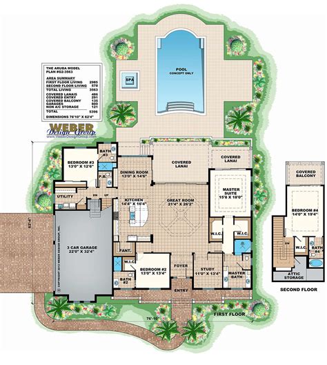 Key West House Plans Key West Island Style Home Floor Plans