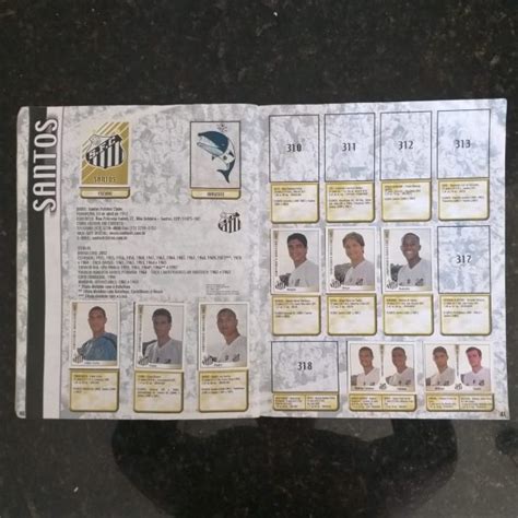 Álbum de Figurinhas Campeonato Brasileiro 2003 Incompleto 185