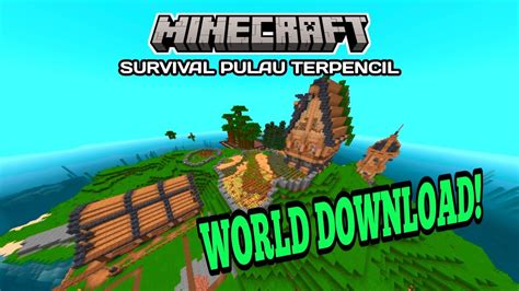 Bagi Bagi Map Survival Hari Minecraft Di Pulau Terpencil