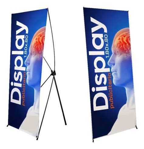 Piezas Porta Banner Display Base Met Lica X Cm Meses Sin Inter S