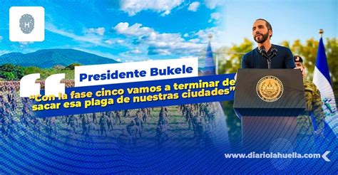 Presidente Bukele Sobre Fase 5 Del Plan Control Territorial Vamos A