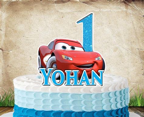 Lightning Mcqueen Cake Topper - Etsy