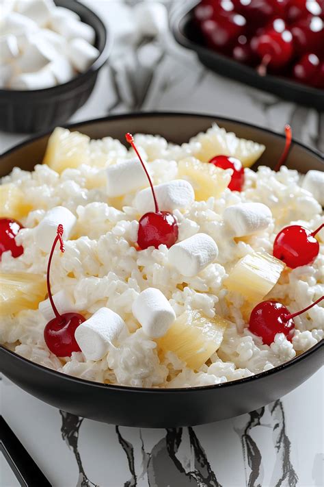 Glorified Rice Recipe Old Fashioned Dessert Salad Insanely Good