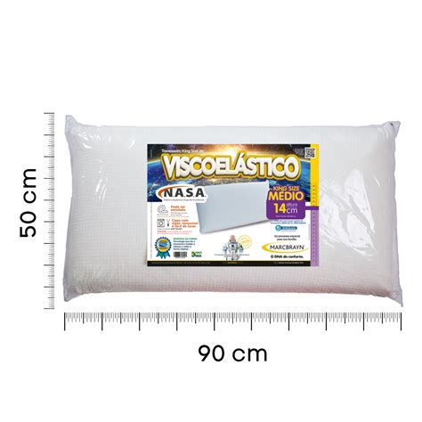 Travesseiro King Size Viscoelastico Nasa M Dio