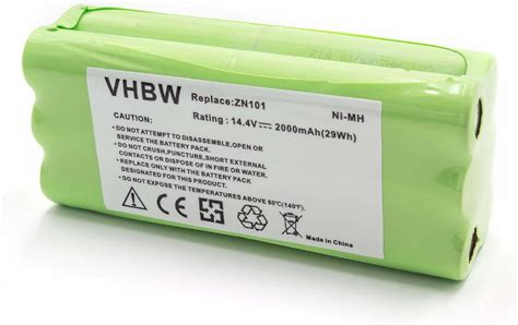 Vhbw NiMH Batterie 2000mAh 14 4V Pour Robot Aspirateur Robots