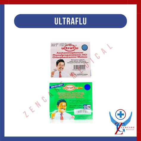 Jual Ultraflu Paracetamol Obat Flu Bersin Demam Dan Sakit Kepala