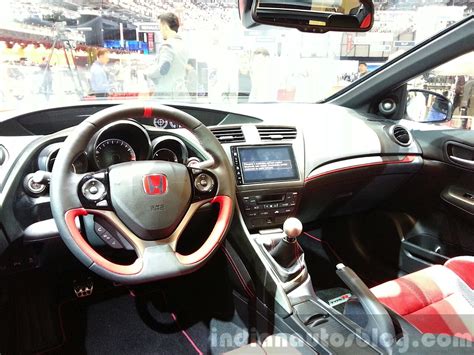 2016 Honda Civic Type R Dashboard At The 2015 Geneva Motor Show