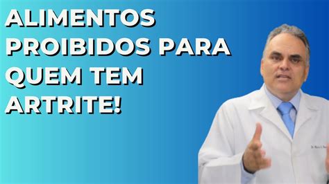 Alimentos Proibidos Para Quem Tem Artrite YouTube