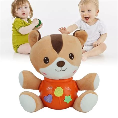 Shipenophy peluche musique poupée Peluche musique bébé jouet mignon