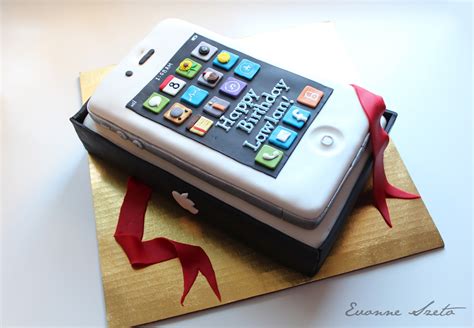 Sweet From The Heart Iphone Cake Mega Man Cake Lavender And Black