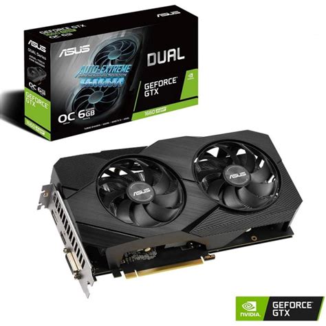 Asus Dual Geforce® Gtx 1660 Super™ Oc Edition 6gb Gddr6 Graphics Card