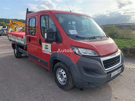 PEUGEOT Boxer DoKa Platós flatbed truck