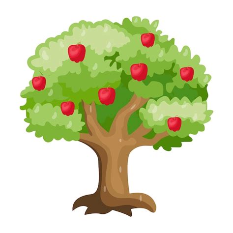 Premium Vector An Illustration Of Tree Flat Editable Vector