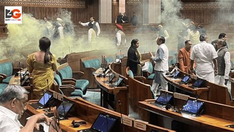 Parliament Security Breach Intruders Jump From Gallery Spray Gas