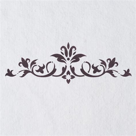 Wall Stencils Border Stencil Pattern 072 Reusable Template for DIY wall ...