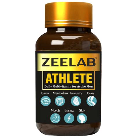 Zeelab Athlete Daily Multivitamin For Active Men Capsule Buy Bottle Of